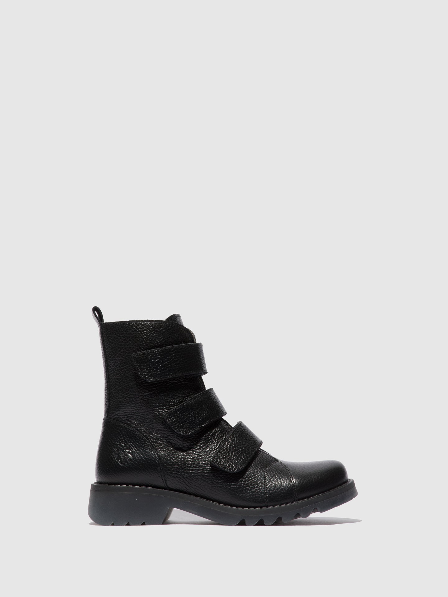 Fly London Velcro Ankle Boots RACH790FLY RIO BLACK