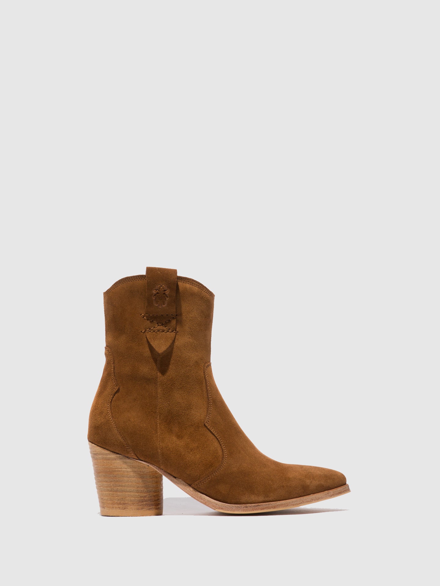Fly London Botins com Fecho ALBA825FLY SUEDE COGNAC