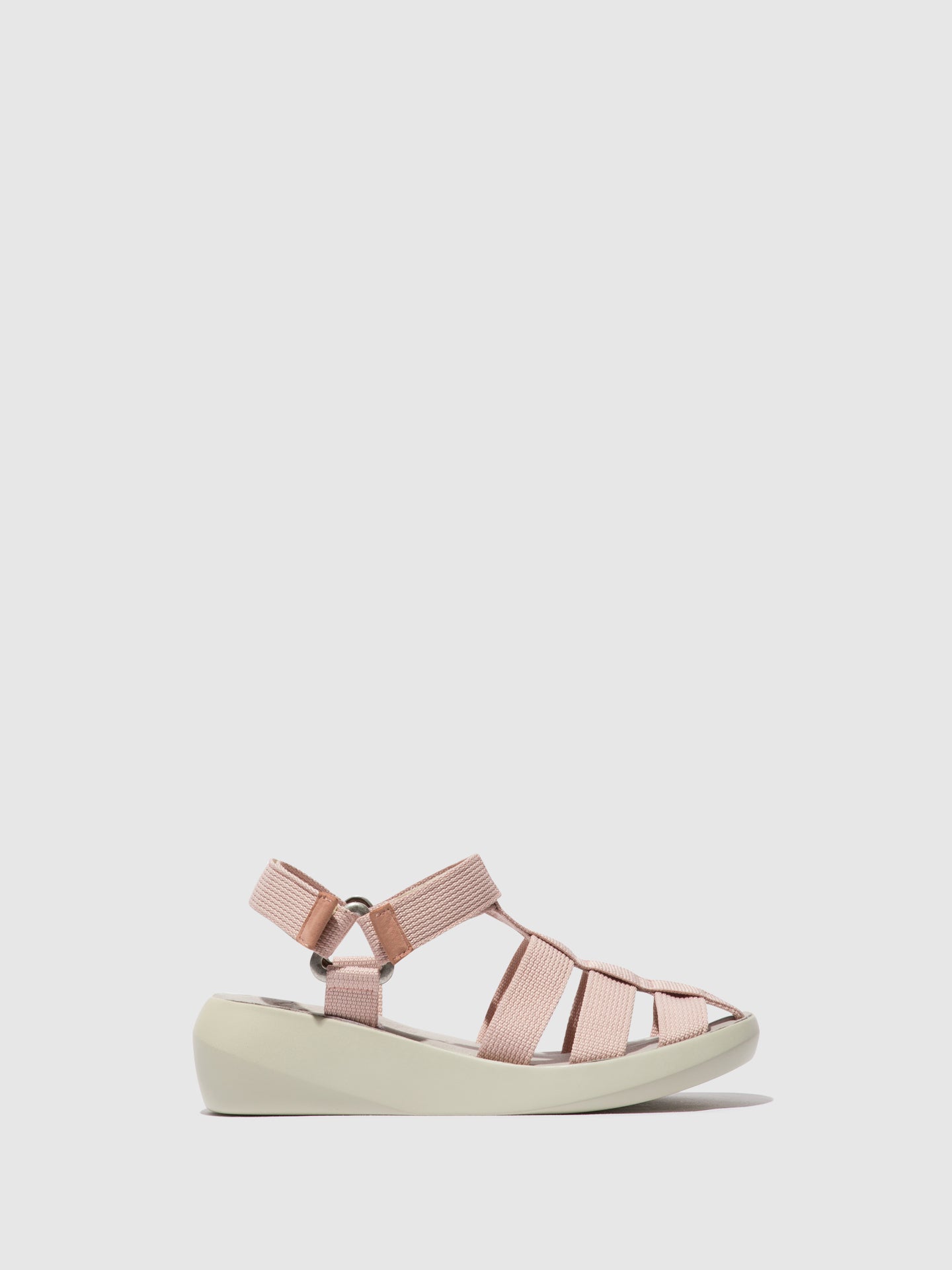 Fly London Sandálias com Velcro BASA841FLY LIGHT PINK