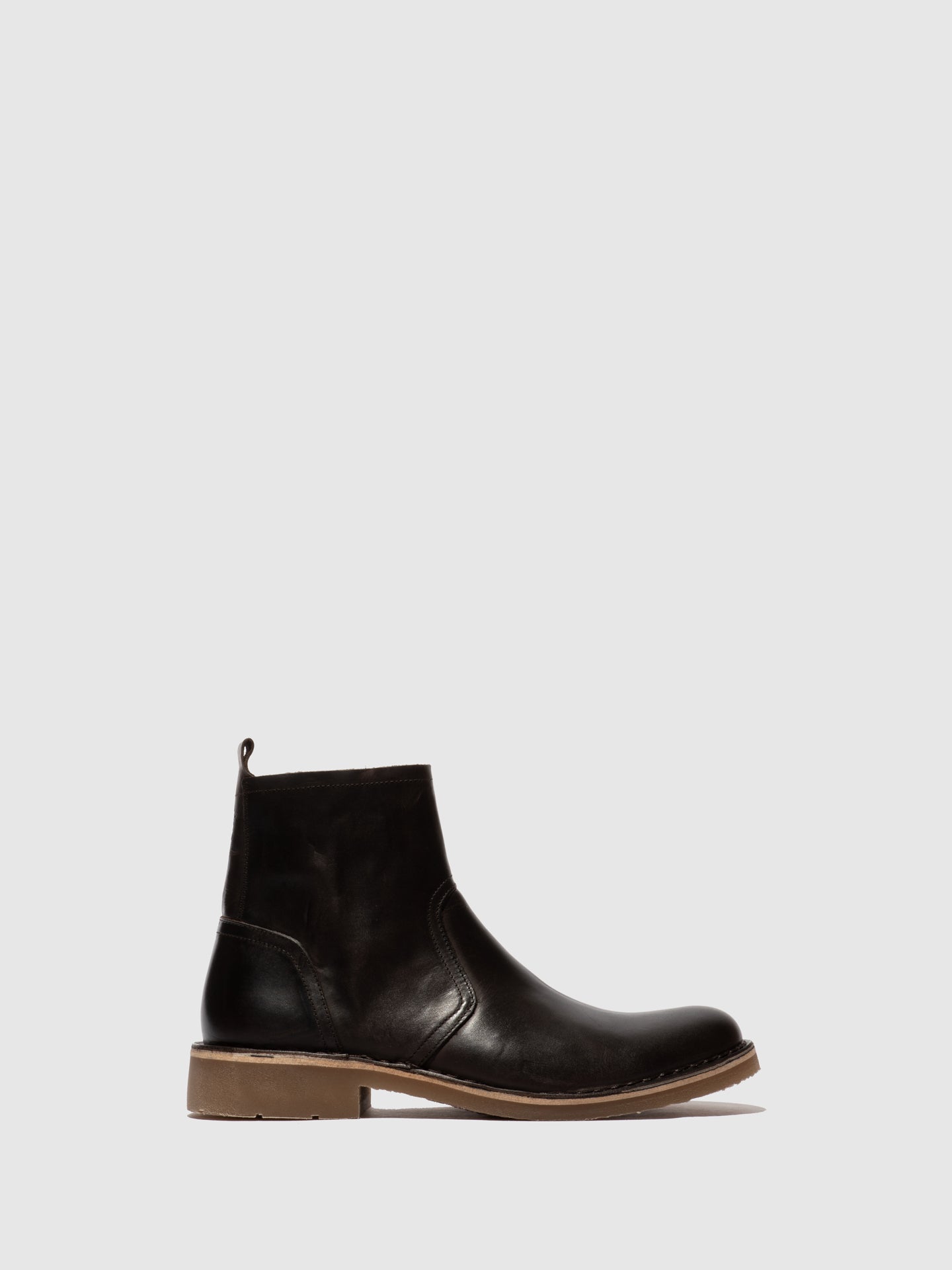 Fly London Zip Up Ankle Boots RIKY039FLY ESSA(METALFREE) MOCCA