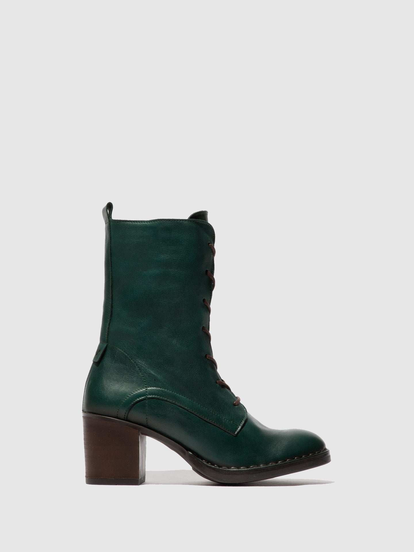 Fly London Lace-up Ankle Boots BLYA070FLY VERONA GREEN FOREST