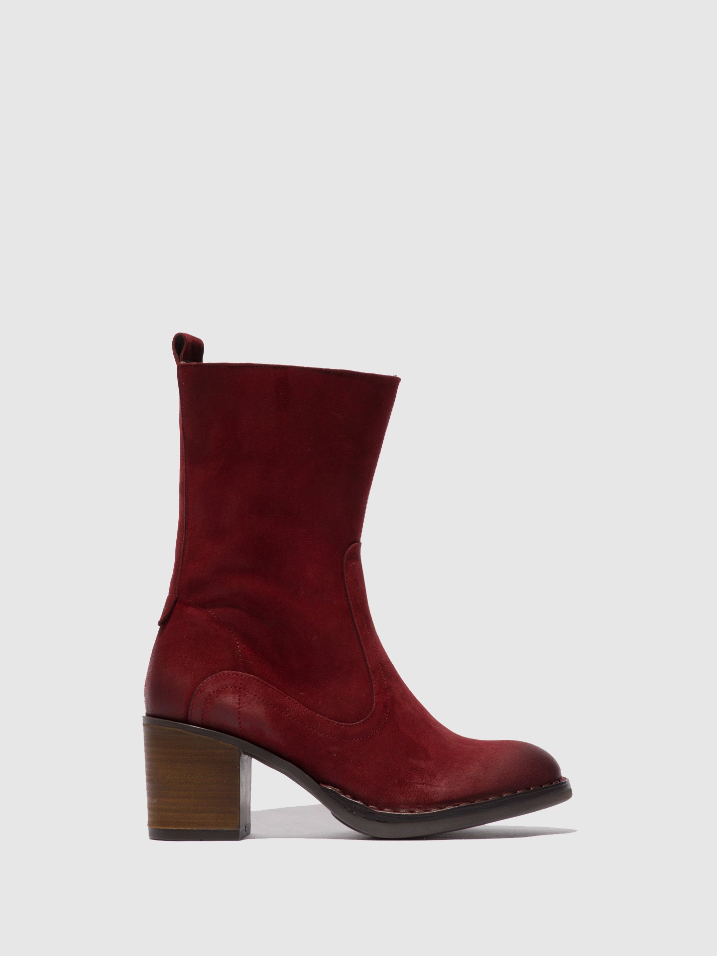 Fly London Botins com Fecho BORE072FLY RANCH DK. RED