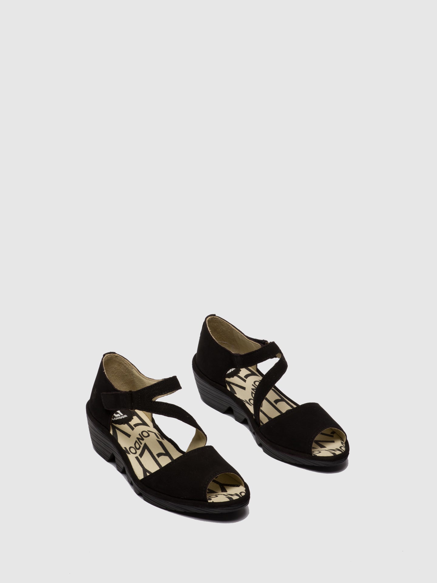 Fly London Sandálias com Velcro PONA156FLY Black