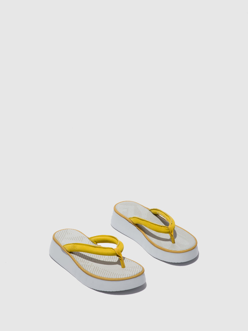 Fly London Sandálias de Dedo CADI277FLY CUPIDO BRIGHT YELLOW