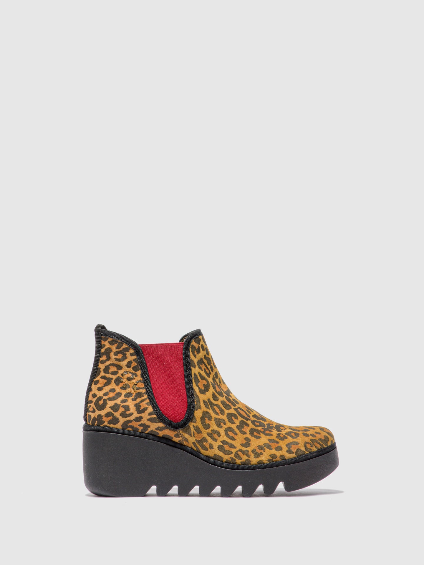 Fly London Botins Chelsea BYNE349FLY CHEETAH TAN