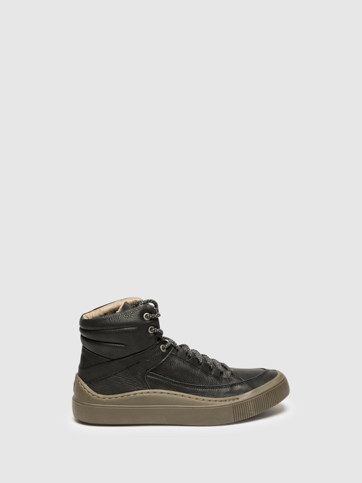 Fly London Black Hi-Top Trainers