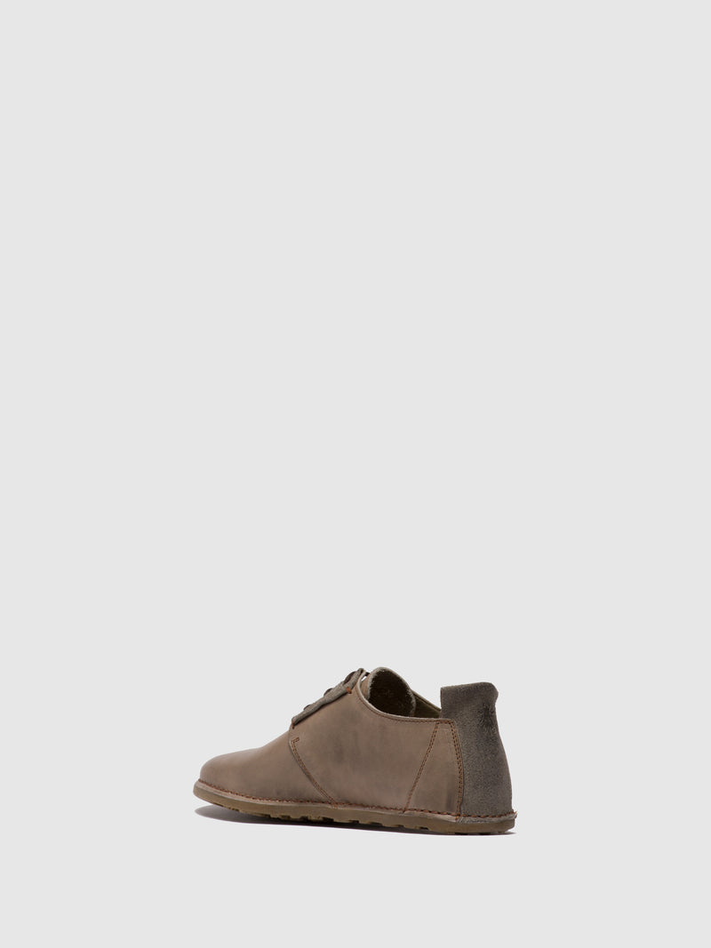 Fly London Sapatos com Atacadores em Castanho Trigo