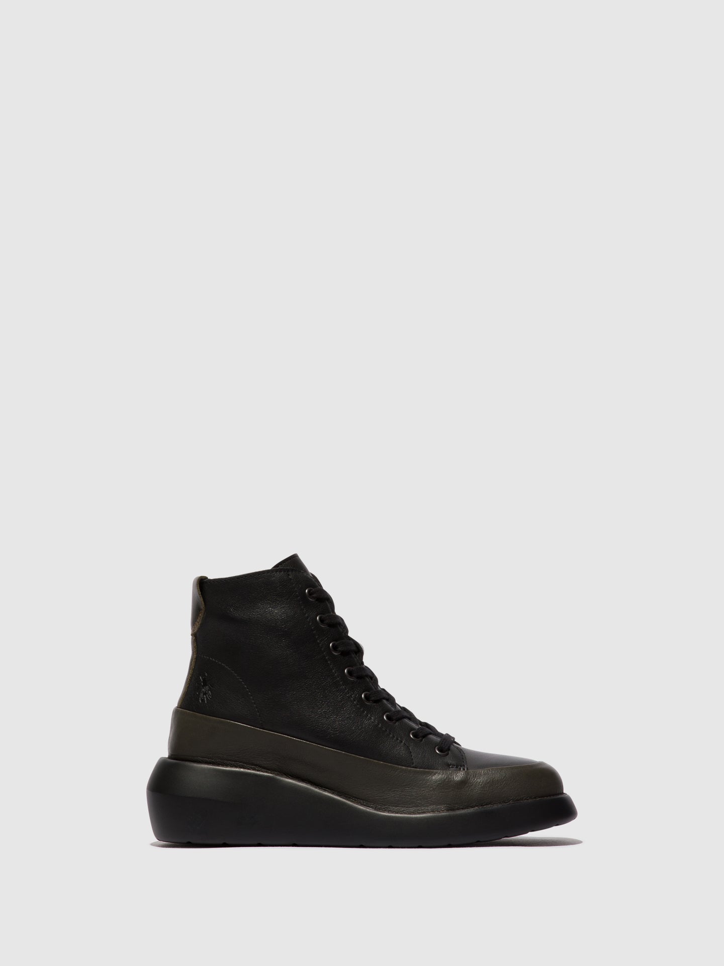 Fly London Botins com Atacadores BOZE515FLY DK.GREEN/BLACK