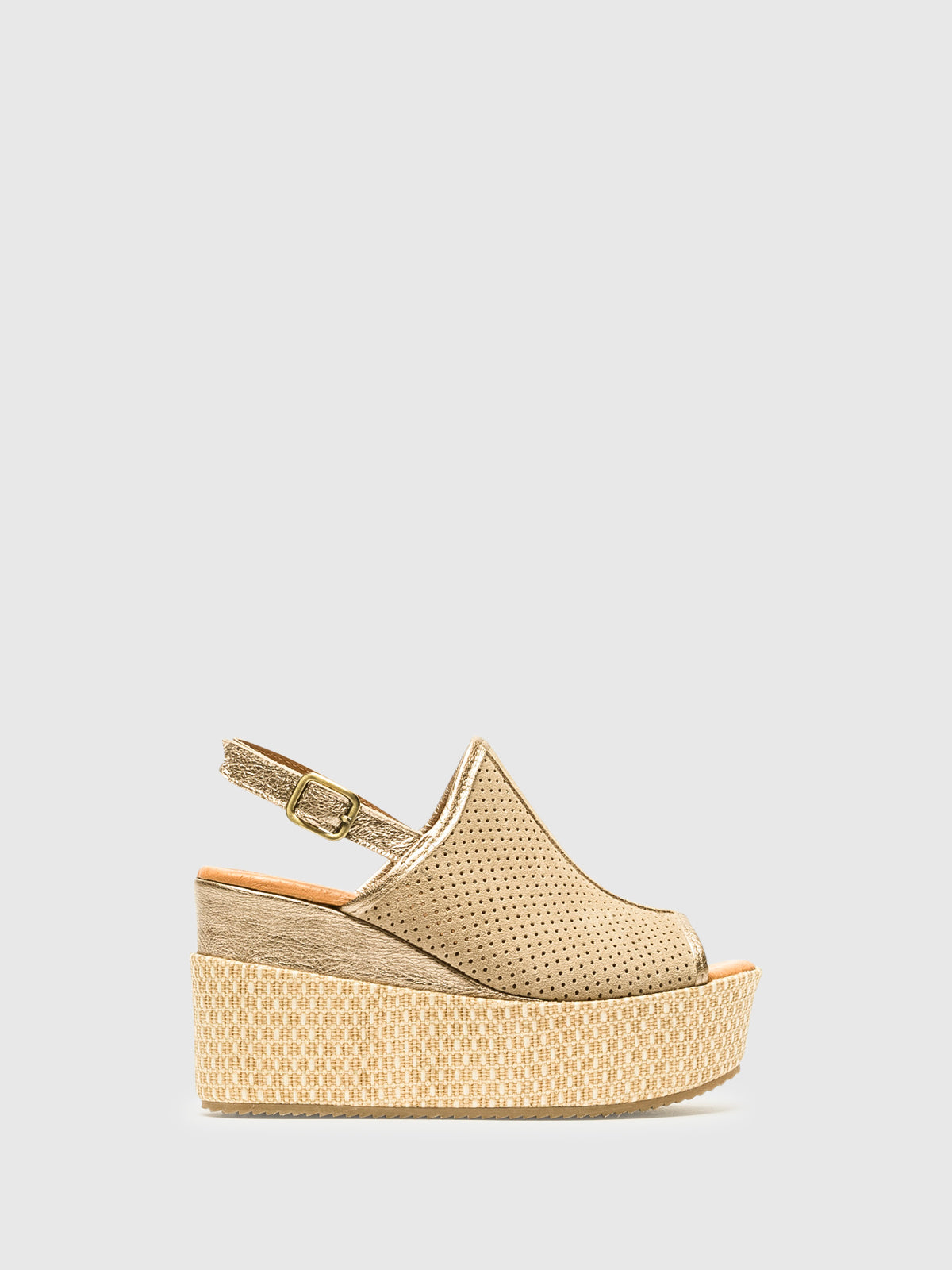 Foreva Mules de Plataforma em Taupe