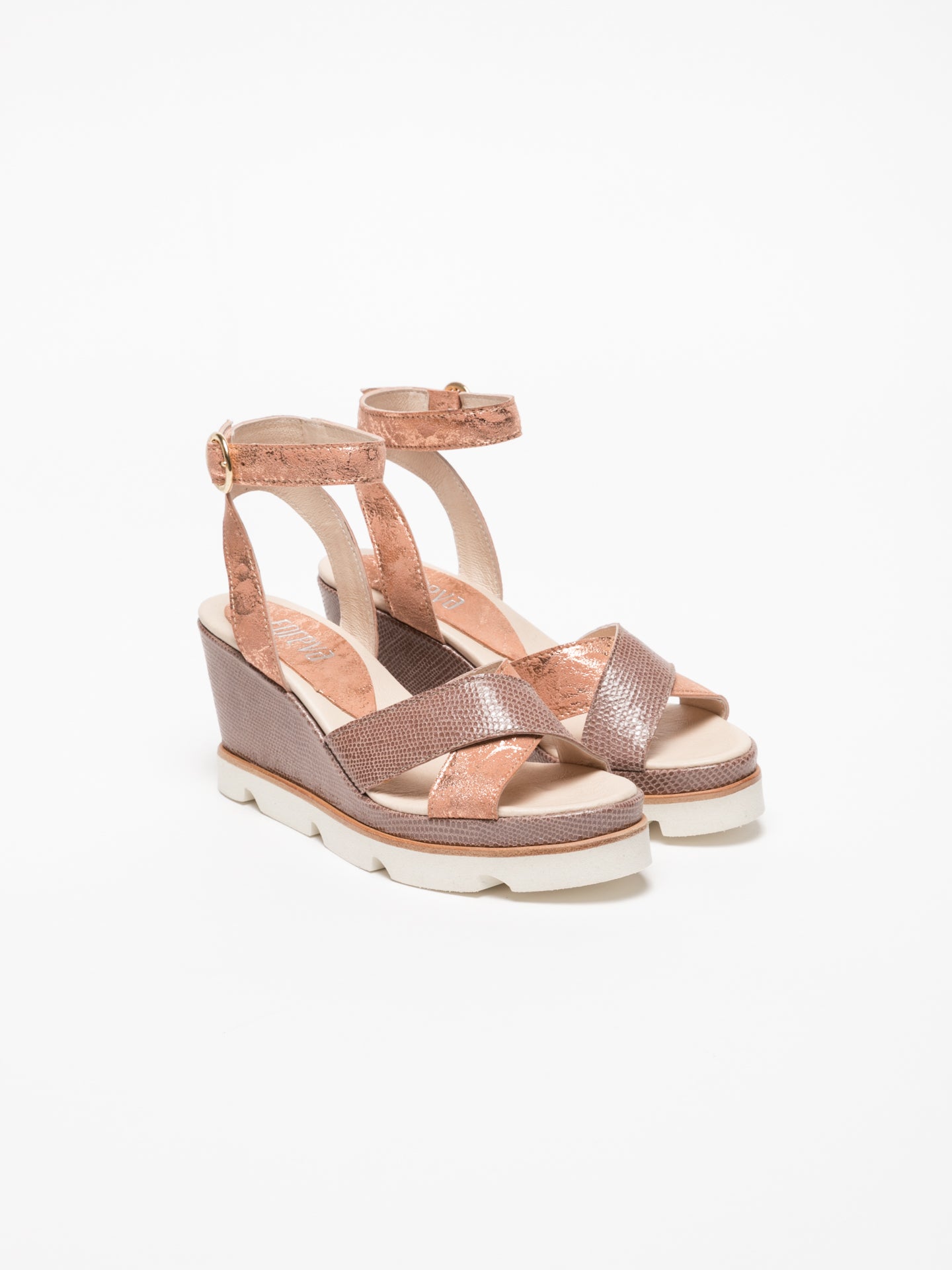 Foreva Pink Wedge Sandals