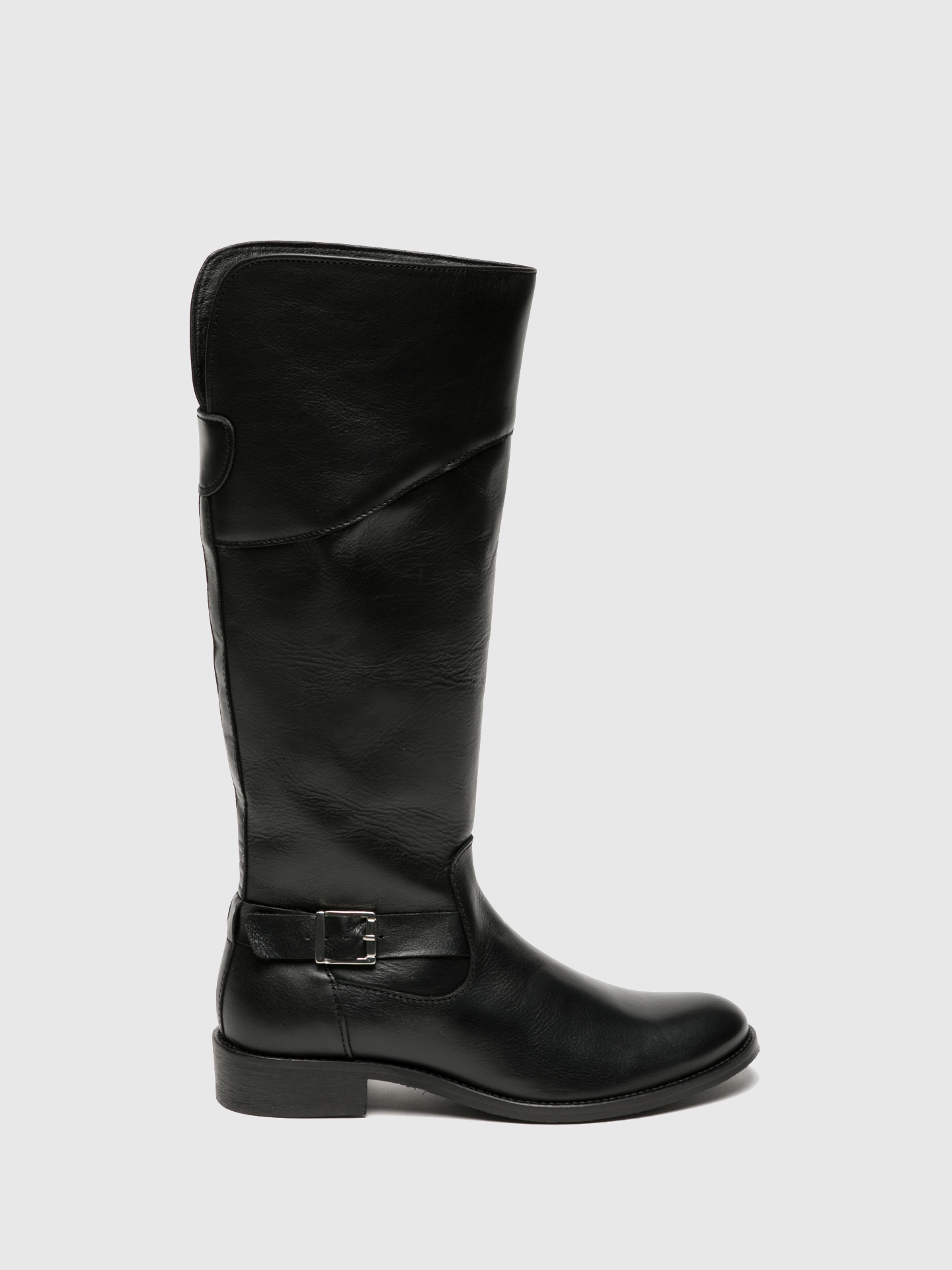 Foreva Botas de Cano-Alto em Preto