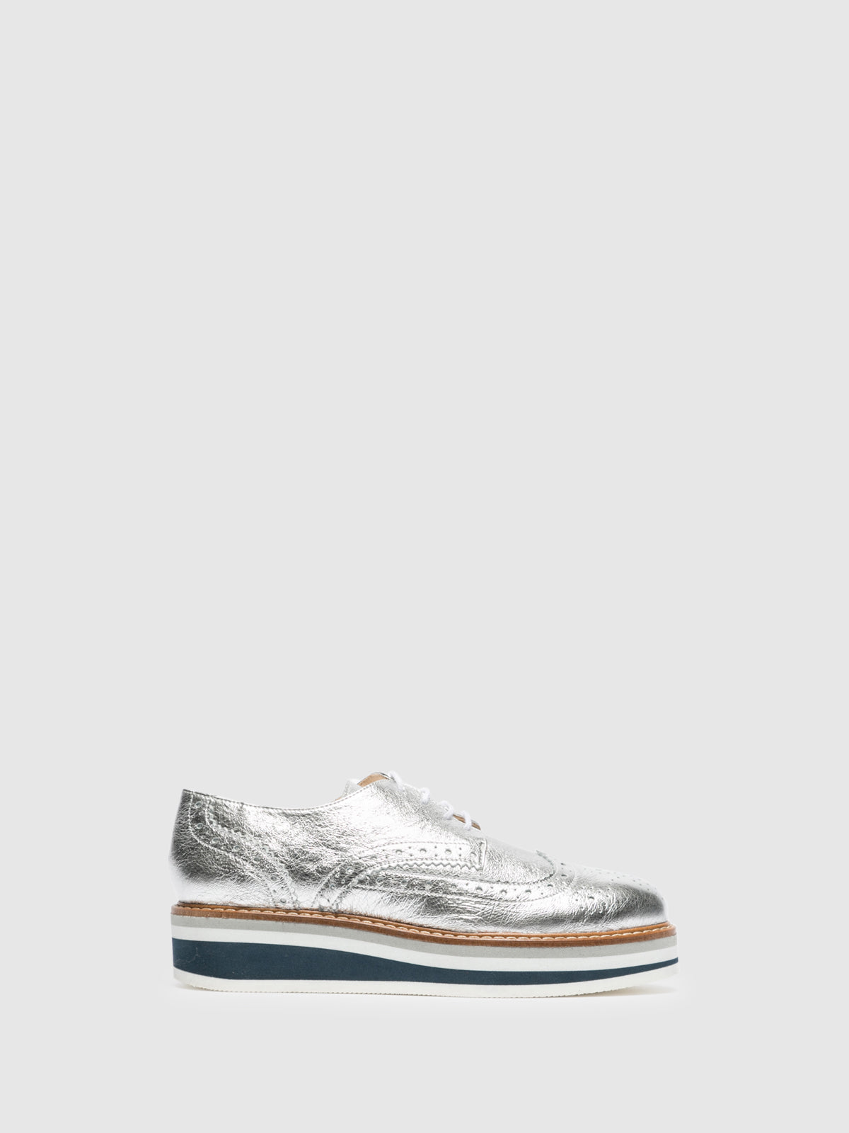 Foreva Sapatos de Plataforma em Prateado