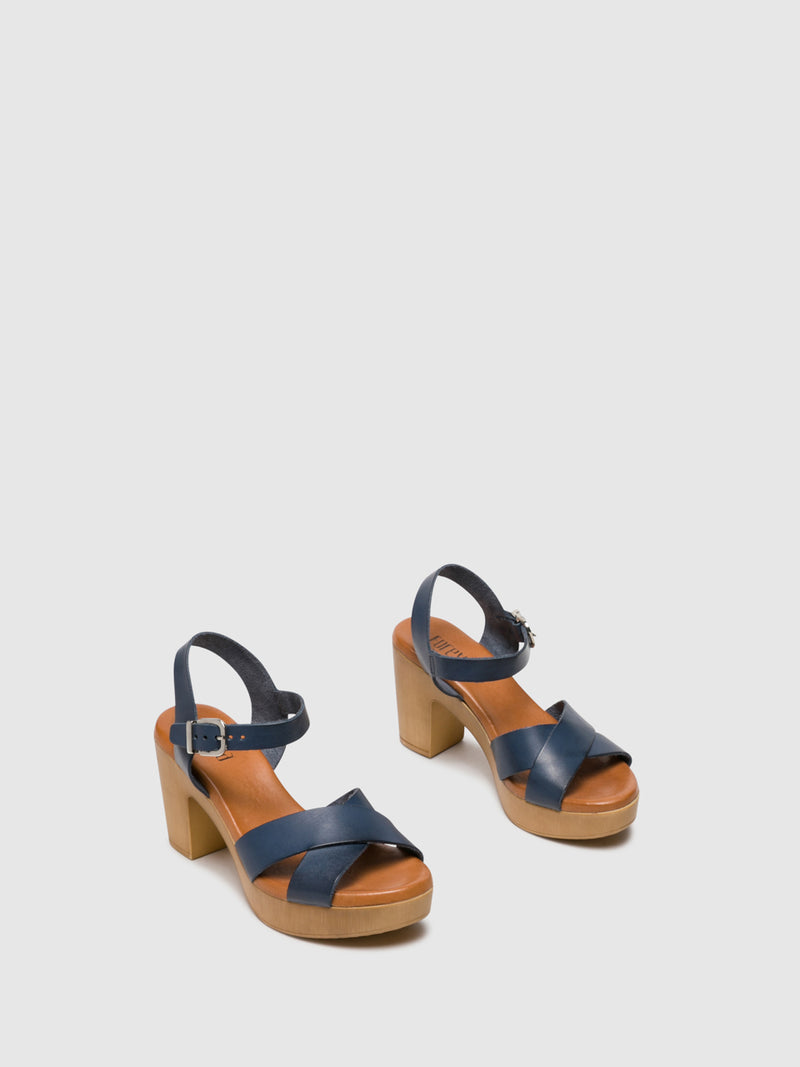 Foreva Sandálias com Fivela em Azul
