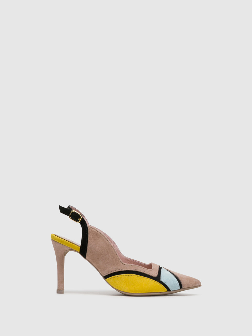 Foreva Sapatos Stilettos em Amarelo Taupe