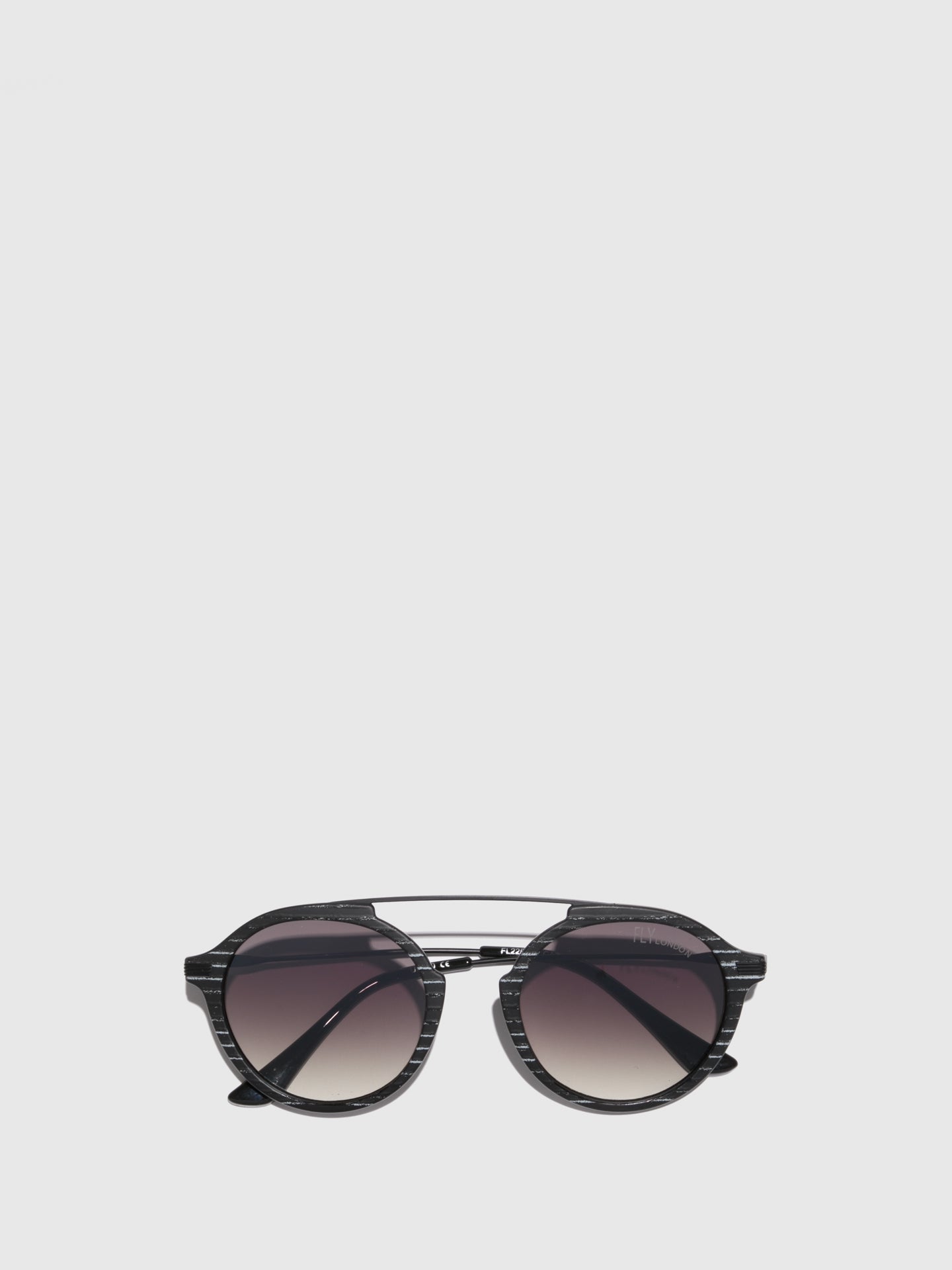 Fly London Black Aviator Sunglasses