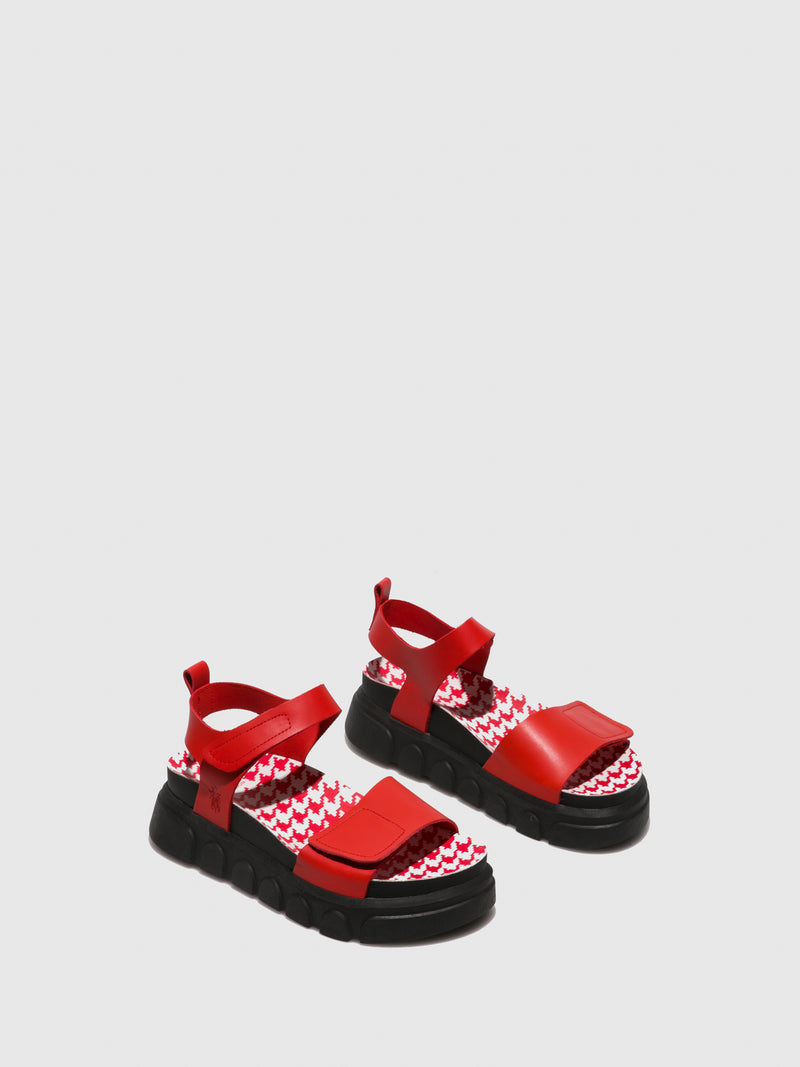 Fly London Sandálias com Velcro CEPA627FLY Red