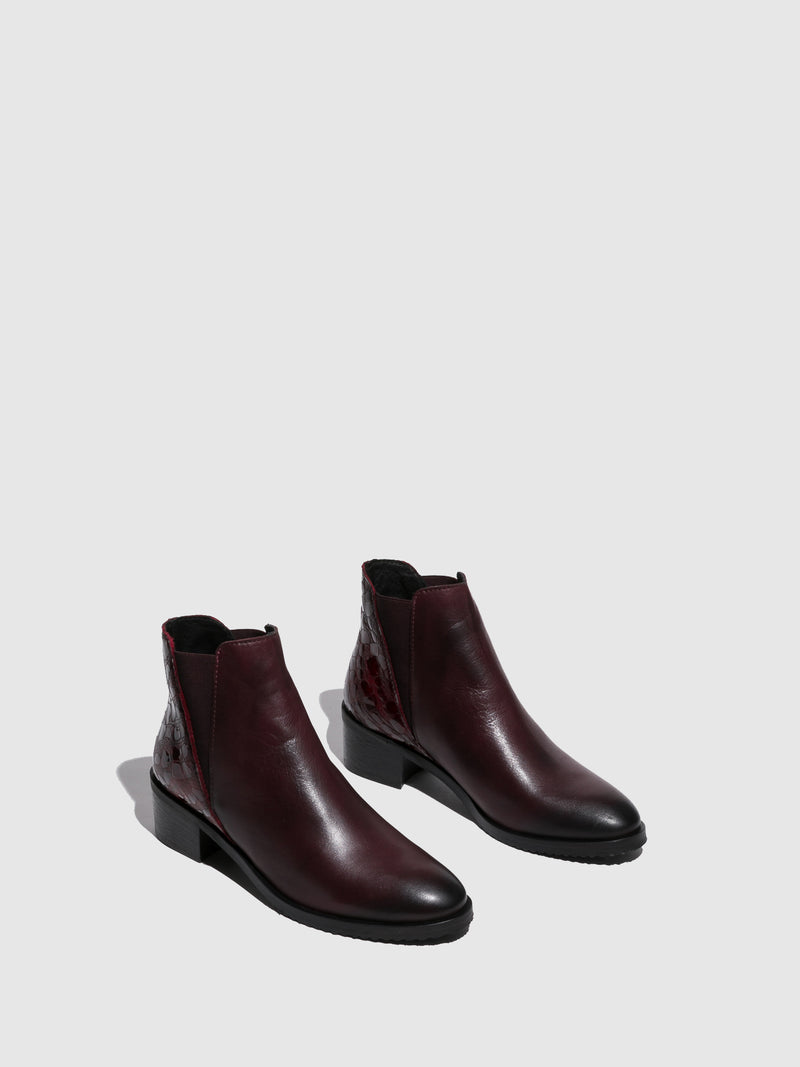 Foreva Crimson Elasticated Ankle Boots