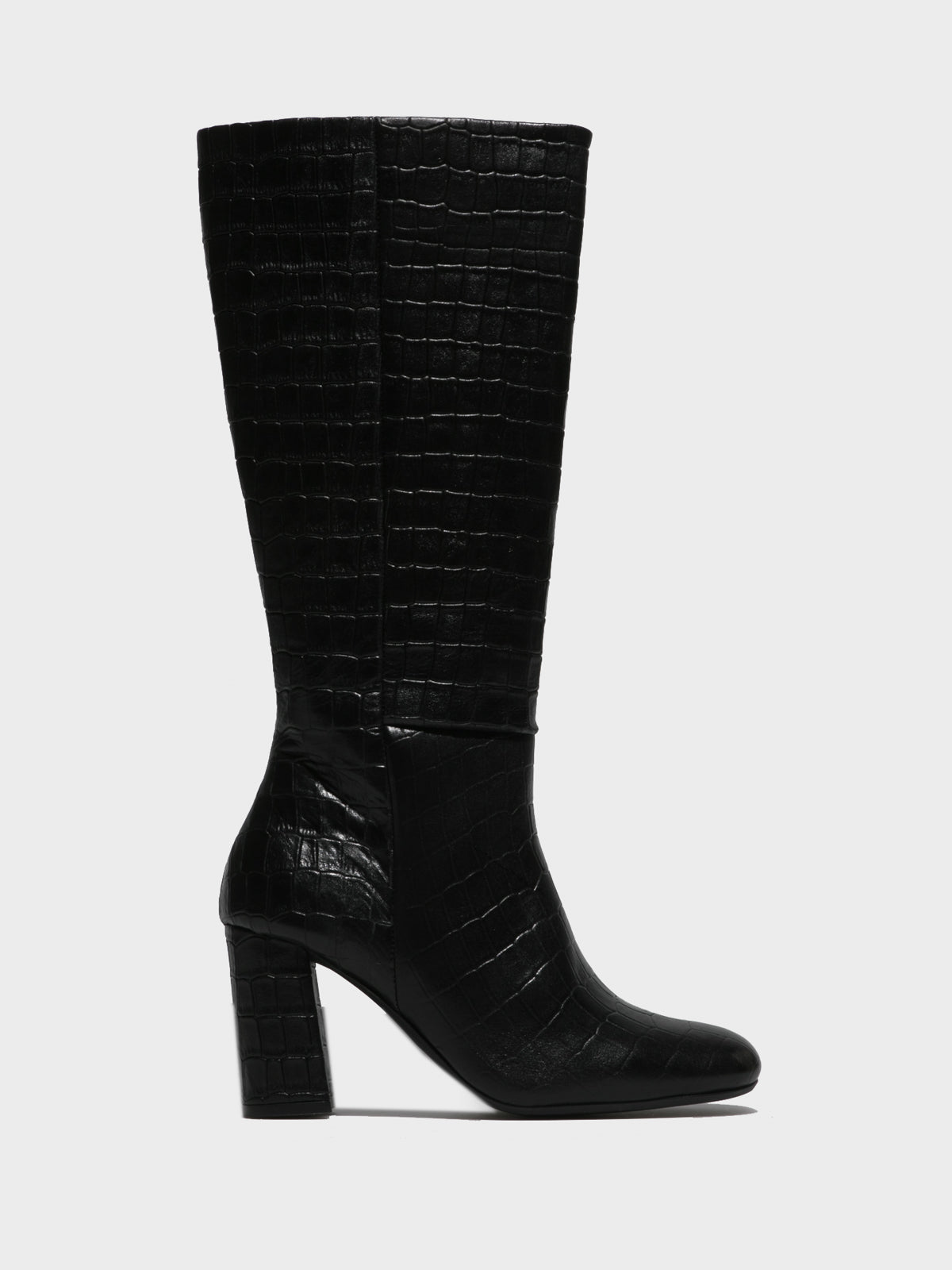 Foreva Botas de Cano-Alto em Preto