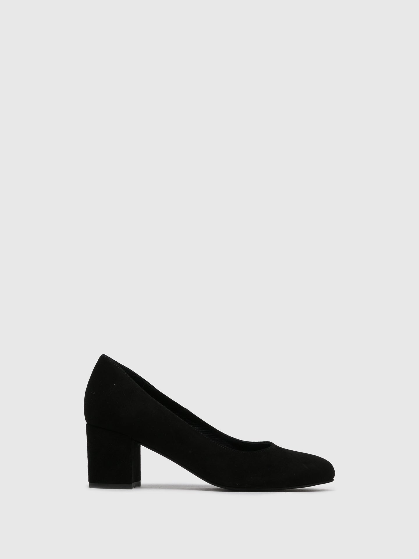 Foreva Sapatos com Ponta Redonda em Preto