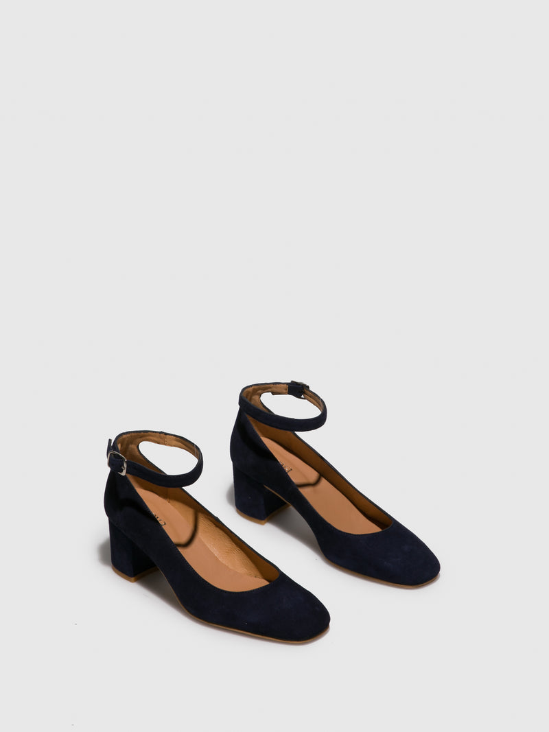 Foreva Blue Ankle Strap Shoes