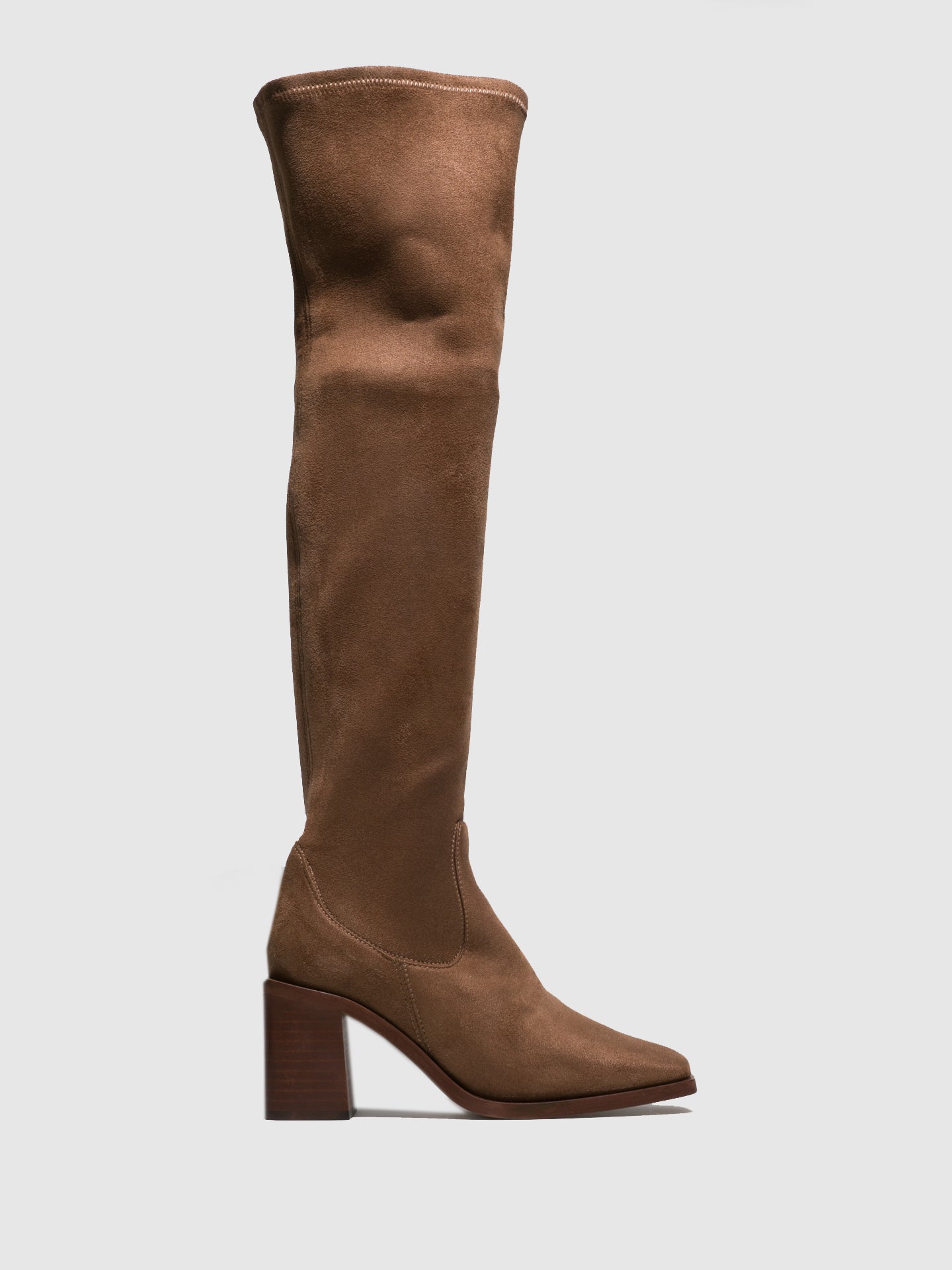 Foreva Botas acima do Joelho em Taupe