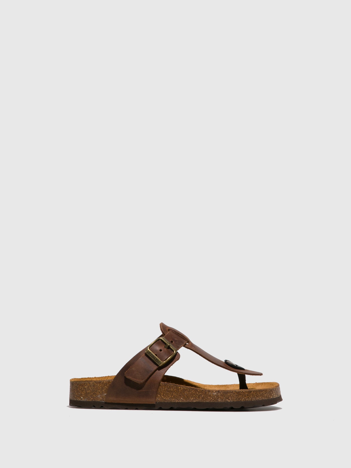 Foreva Brown Buckle Sandals