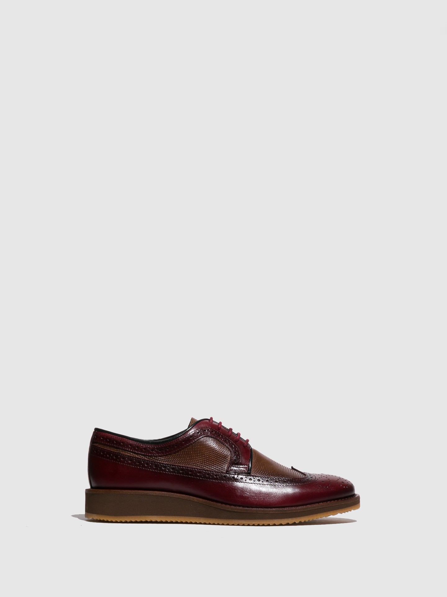 Foreva Sapatos com Atacadores em Carmesim