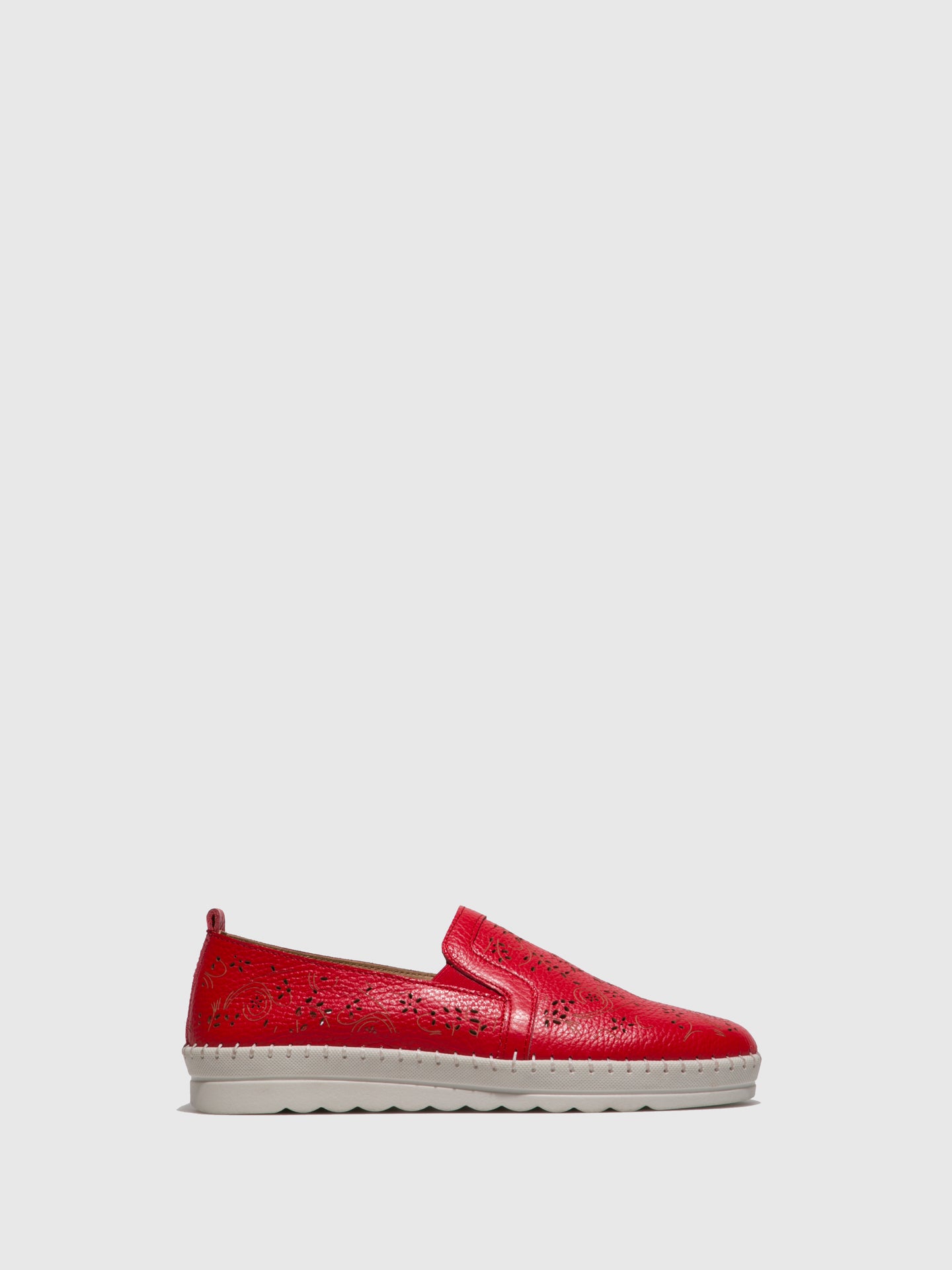 Foreva Sapatos Slip-on em Vermelho