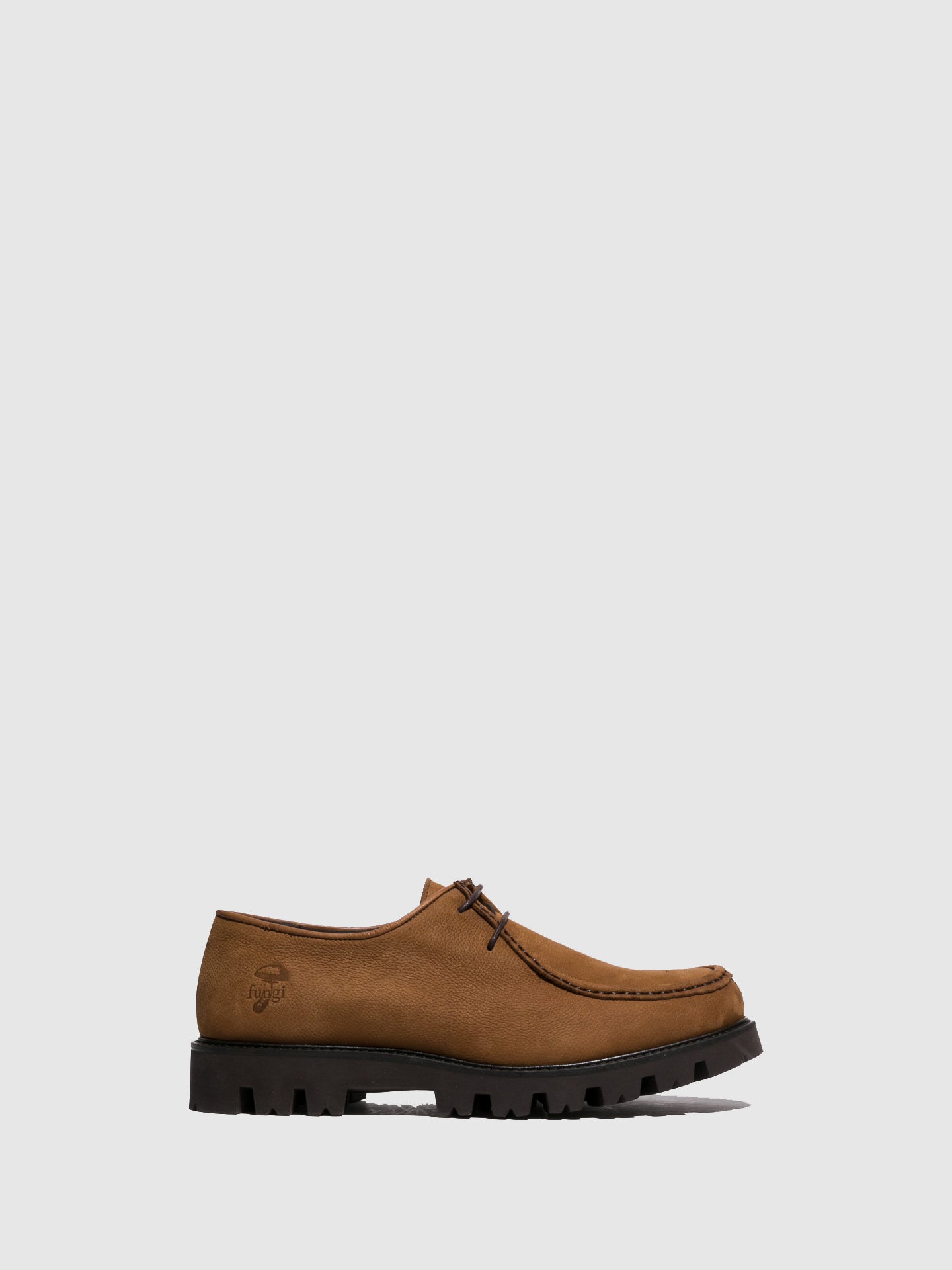 Fungi Sapatos com Atacadores em Camel