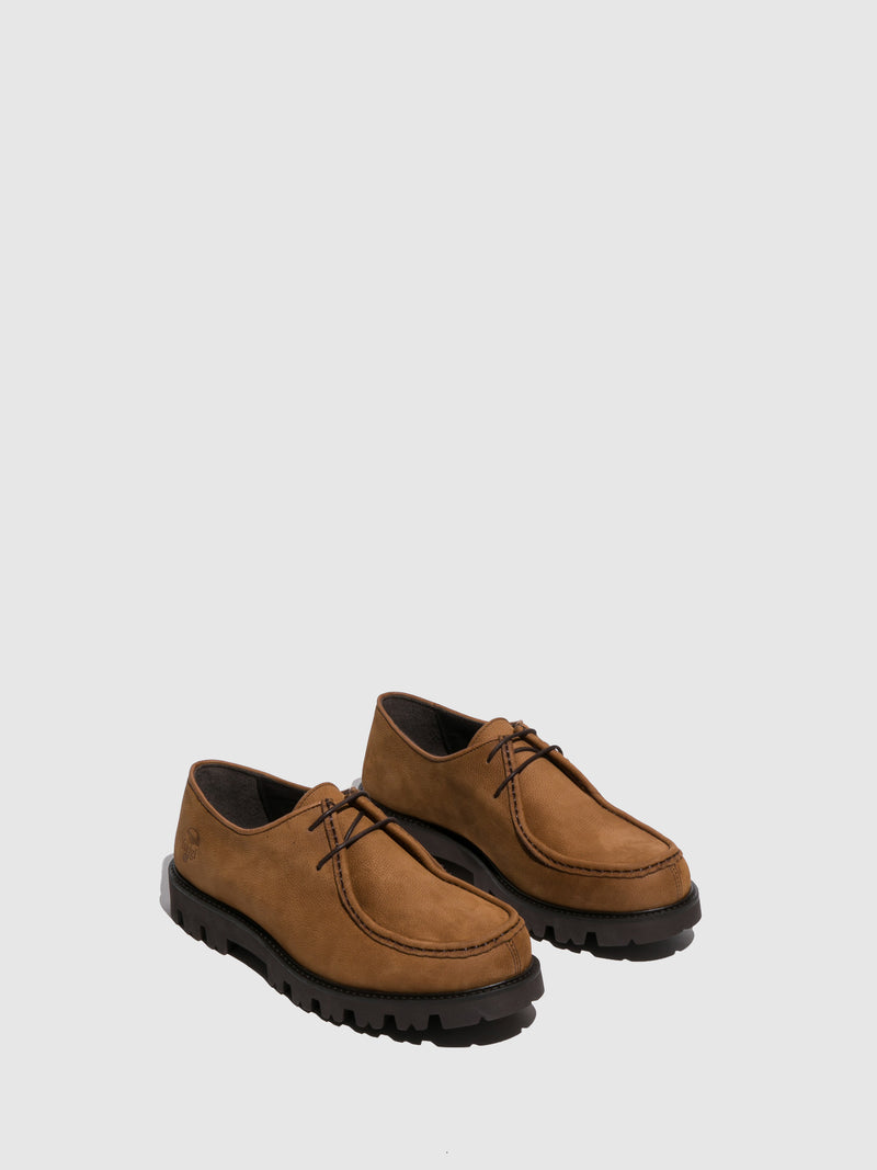 Fungi Sapatos com Atacadores em Camel