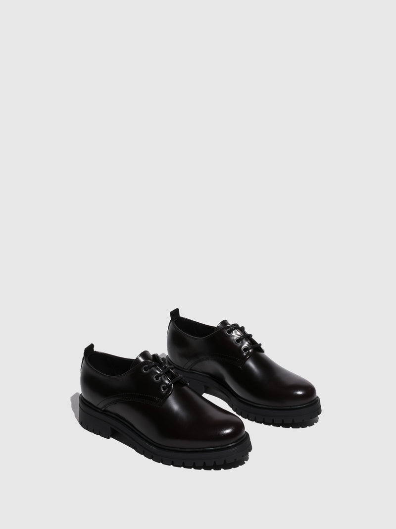 Fungi Sapatos Rasos em Carmesim