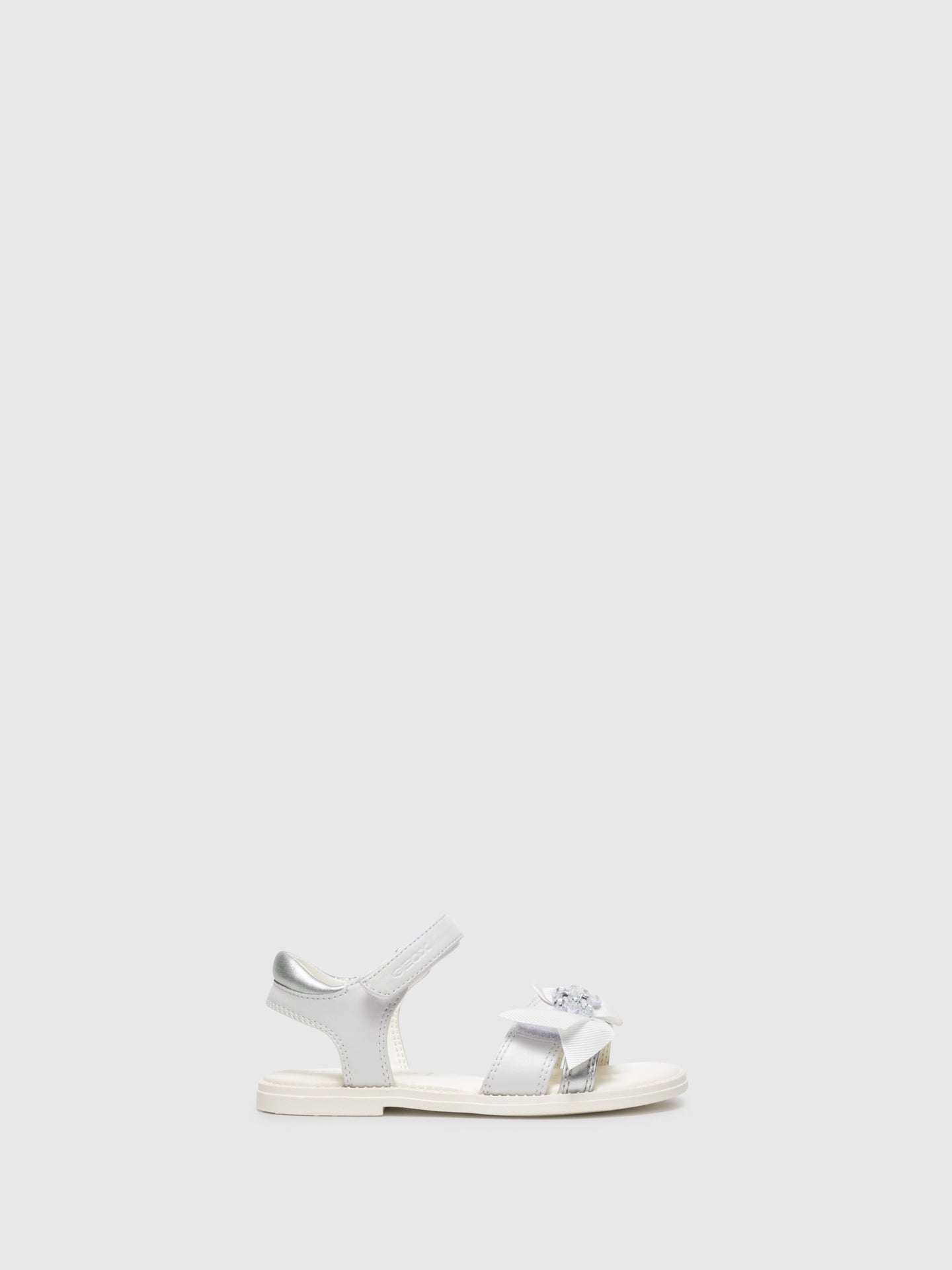 Geox Sandálias com Apliques em Branco