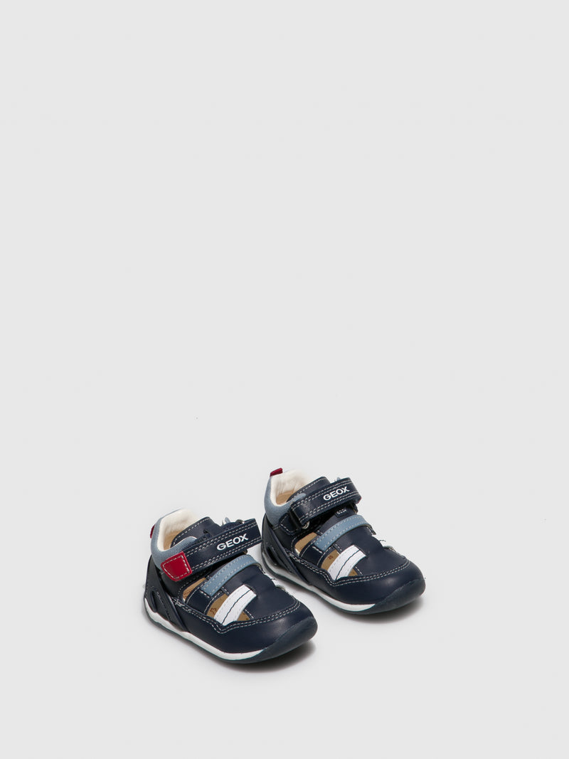 Geox Ténis com Velcro em Azul Marinho