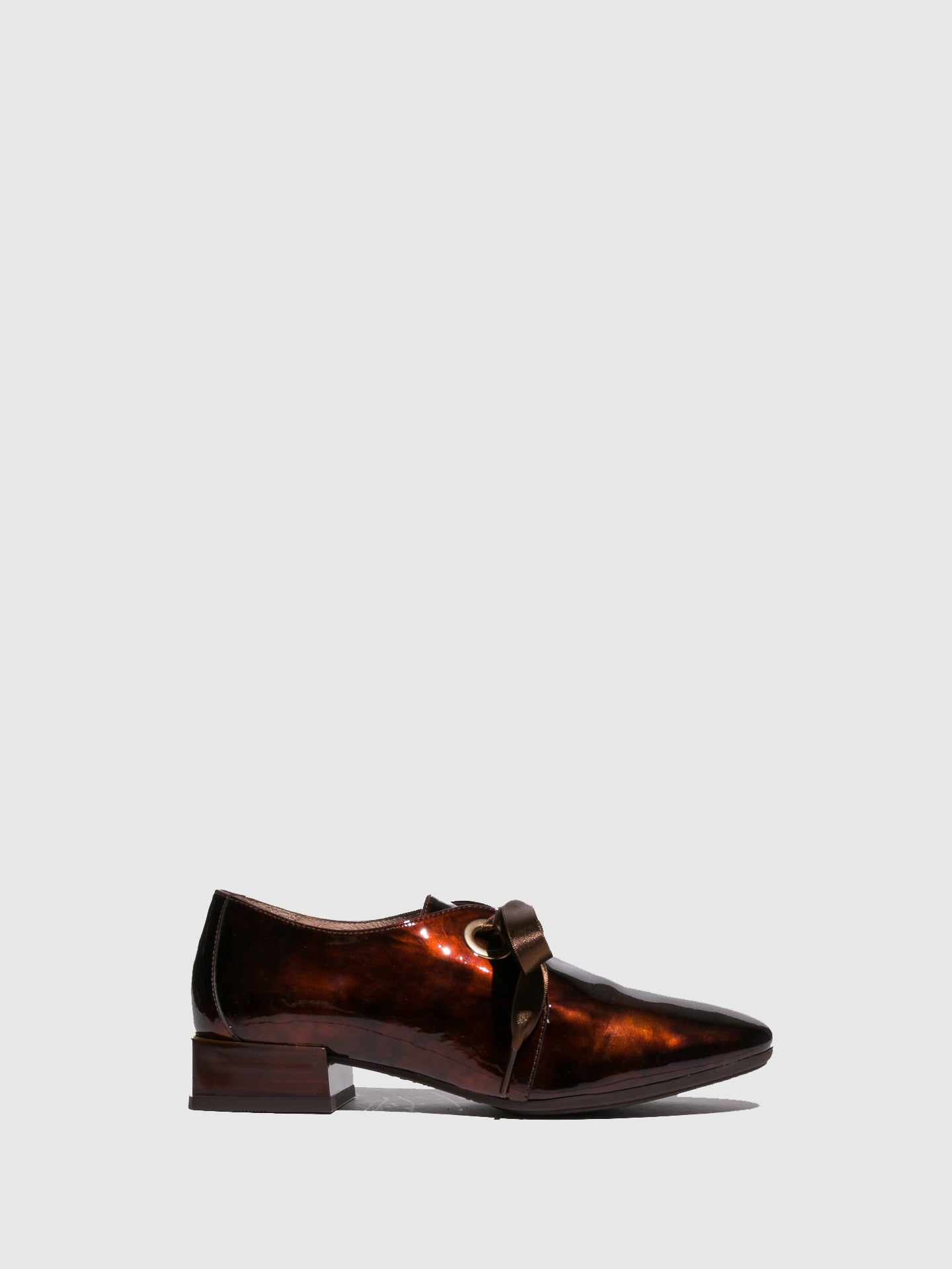 Hispanitas Sapatos com Atacadores em Castanho