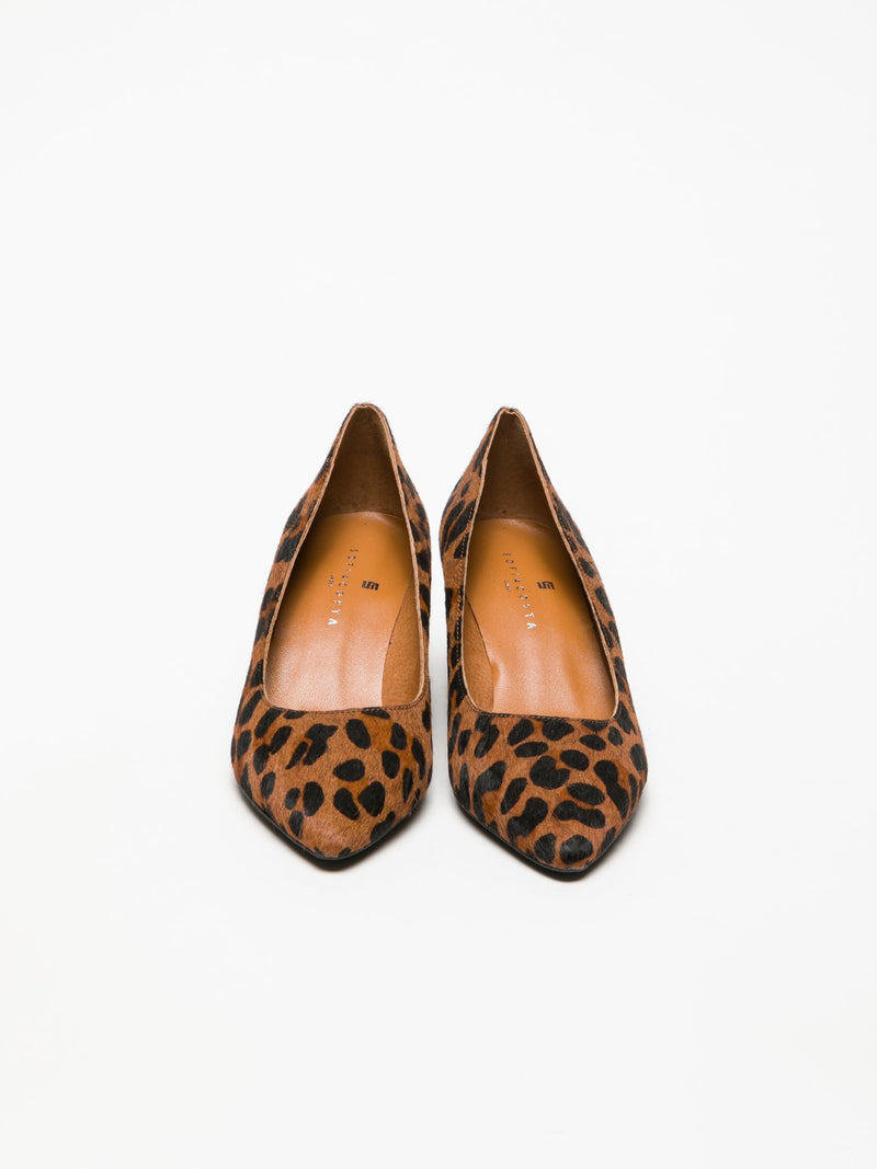 Sofia Costa Multicolor Chunky Heel Shoes