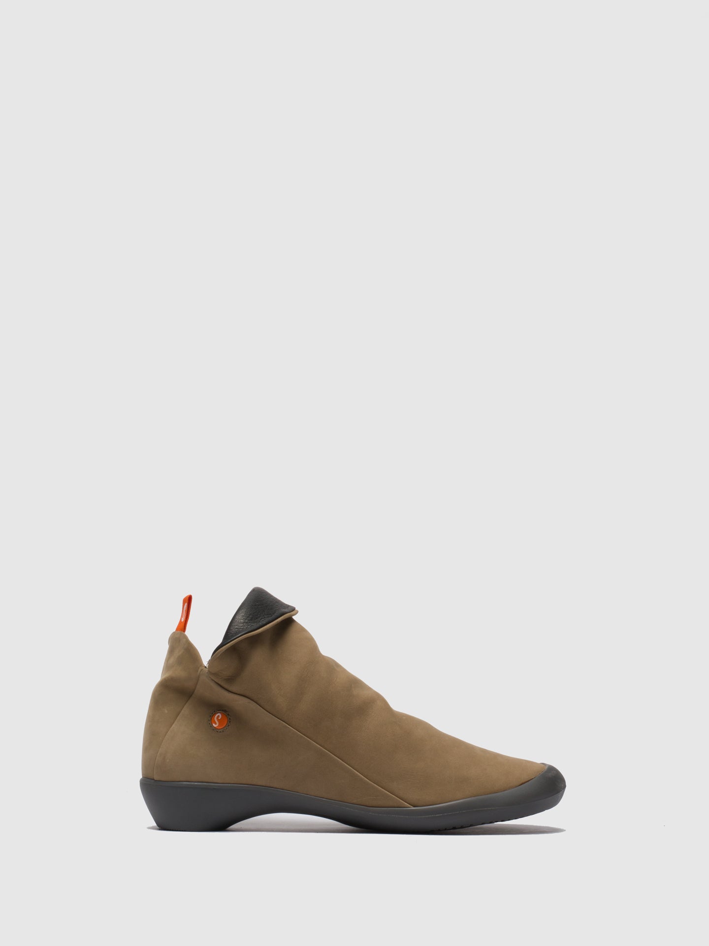 Softinos Botins com Fecho em Castanho