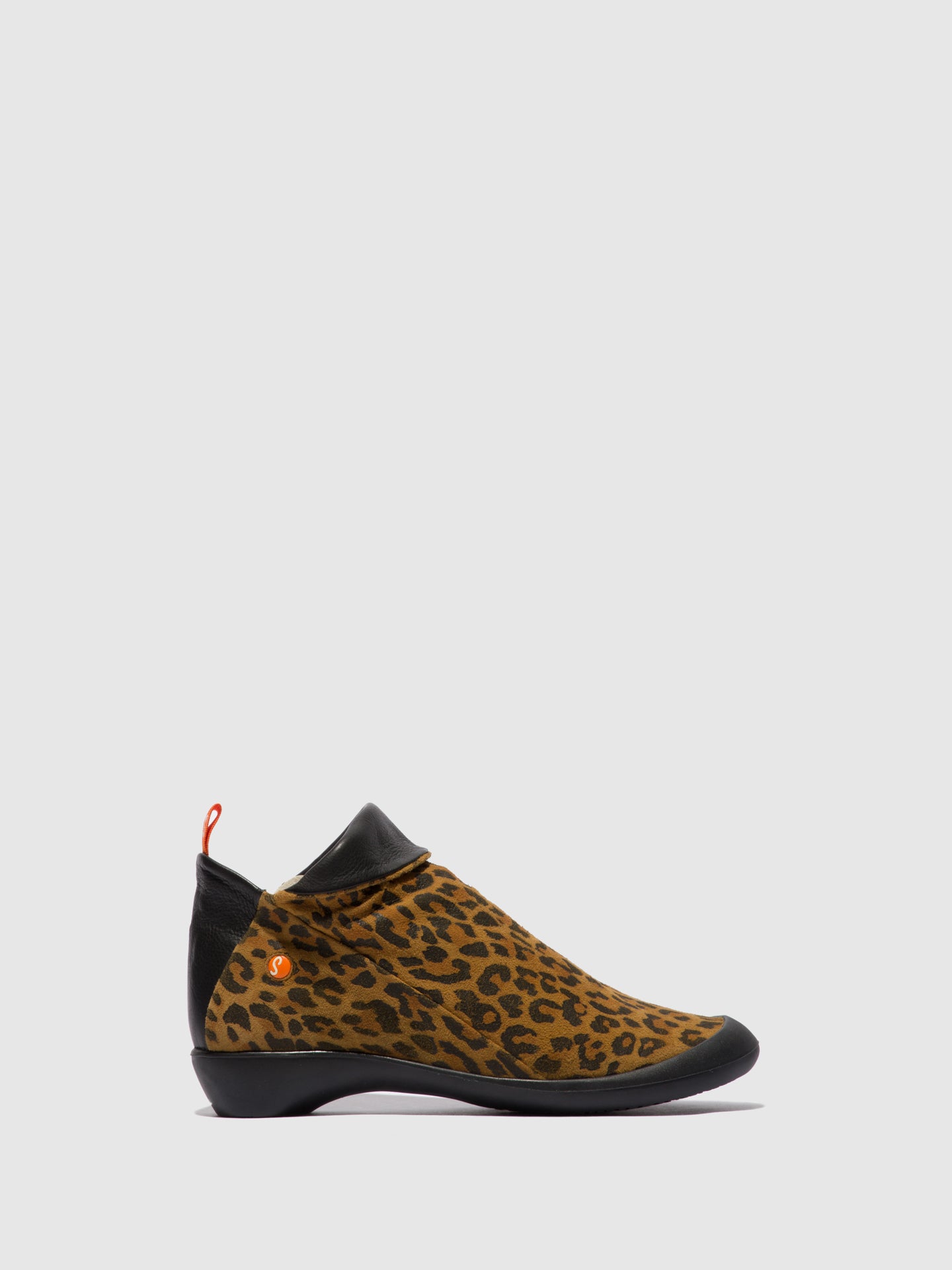 Softinos Botins com Fecho FARAH TAN/BLACK