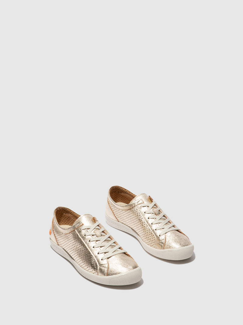Softinos Lace-up Trainers ICA388SOF CHAMPAGNE
