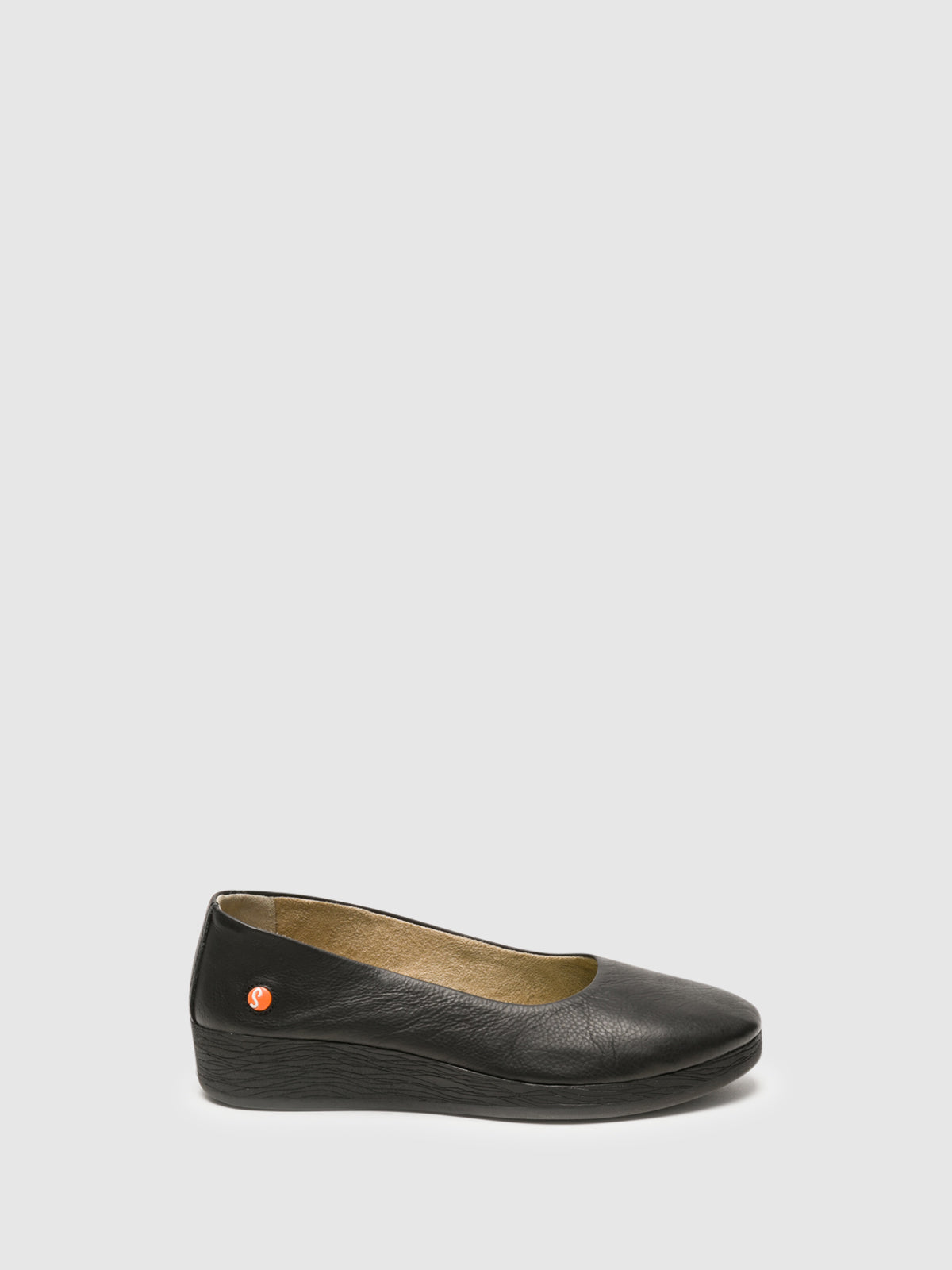 Softinos Sapatos com Cunha em Preto