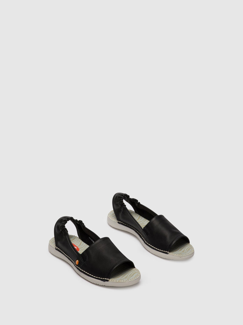 Softinos Sling-Back Sandals TEE430SOF Black