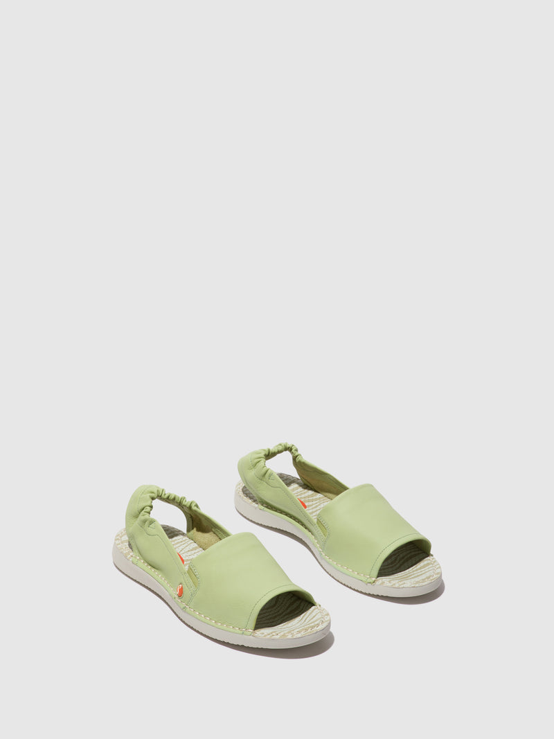 Softinos Sling-Back Sandals TEE430SOF LIGHT GREEN