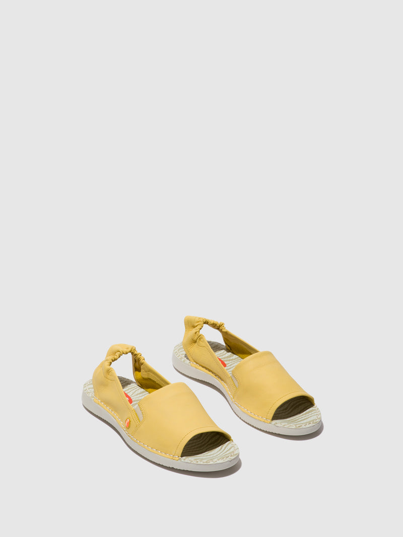 Softinos Sandálias com Tira no Calcanhar TEE430SOF LIGHT YELLOW