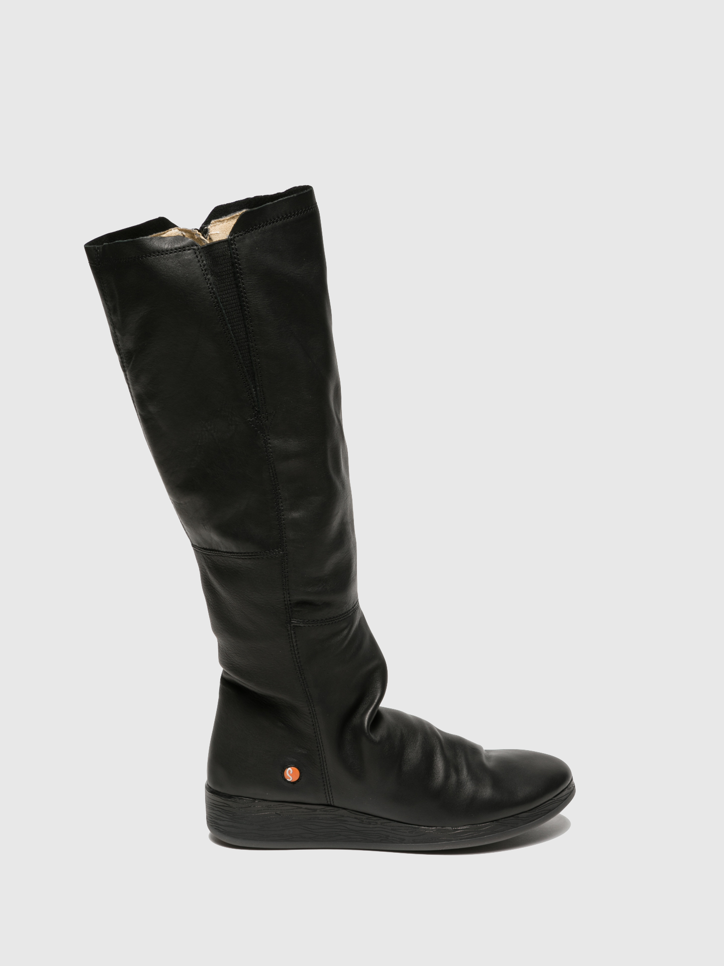 Softinos Botas de Cano-Alto em Preto