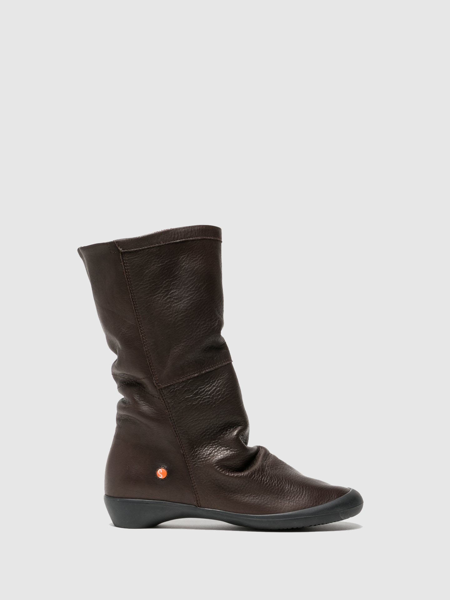 Softinos Botas de Cano-Alto em Castanho