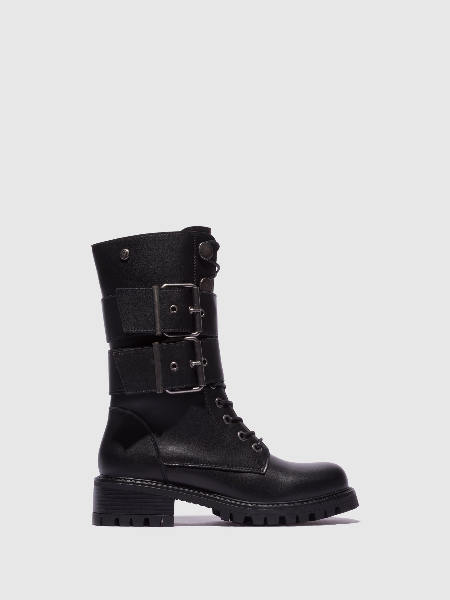 Top3 Botas com Fivela em Preto