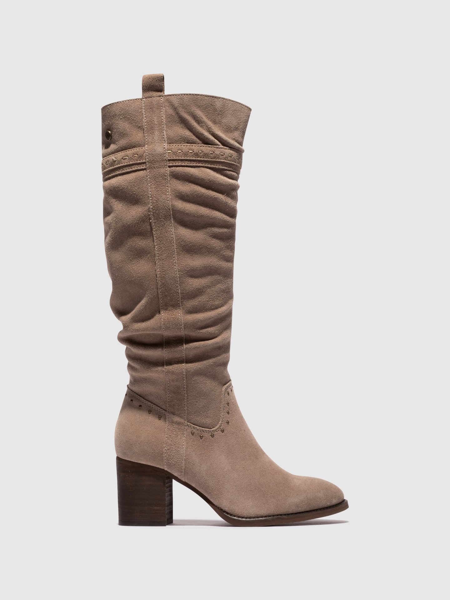 Top3 Taupe Knee-High Boots