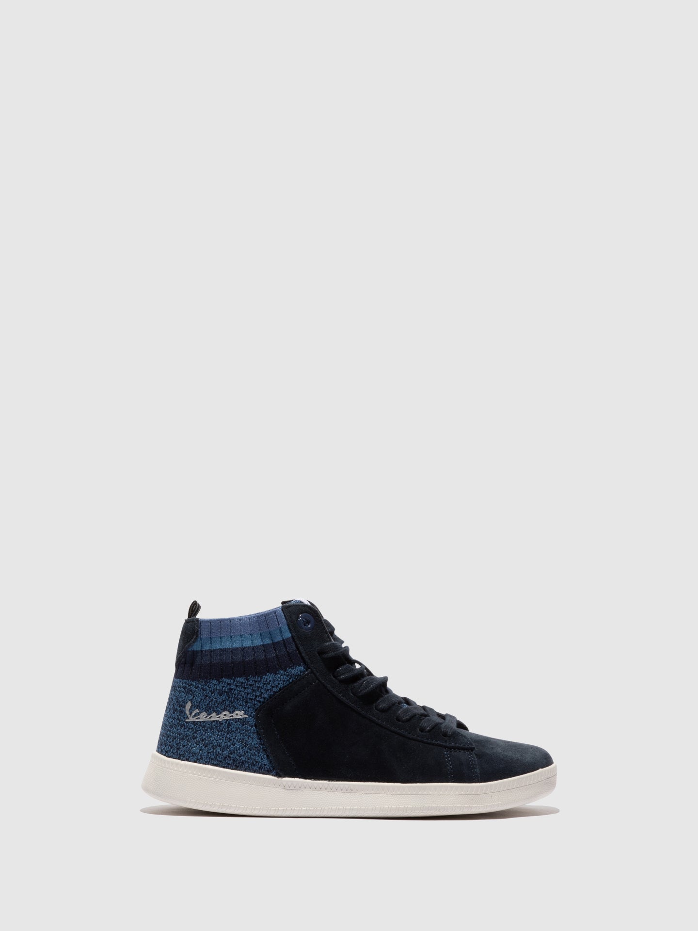 Vespa Botins com Atacadores em Azul